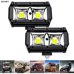 New High Brightness Car Work lights Concentrated Car Work fog Lamp 12V 24V 54W For Off-road truck vehicle auxiliary Searchlight