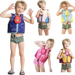 One-Pieces Drop Size 2-6 Baby Boys And Girls Children Swimming Life Vest Buoyancy Clothing Cool For Kids Learning Swim