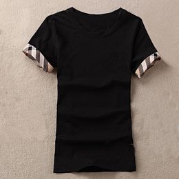 New Women's Shirt Slim Fit Cotton 100% Women's T-shirt Suitable for Women's Short Sleeves Thin White Solid Color Top Women's T-shirt Casual Comfortable Sports