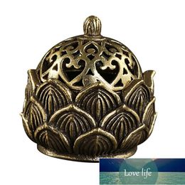 Fragrance Lamps 1Pc Mini Lotus Censer Creative Incense Burner Copper Holder Decor Factory price expert design Quality Latest Style Original Status