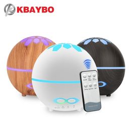 KBAYBO 400ML ultrasonic diffuser aromatherapy essential oil humidifier aroma diffuser with 7 colors LED lights air purifier home Y200416