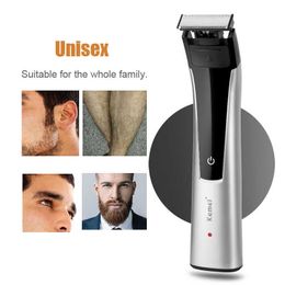 Kemei Hair Trimmers Beard Shaving Machine Face Bikini Leg Armpit Bodygroom Shaver Eyebrow Electric Intimate Haircut Clipper P0817