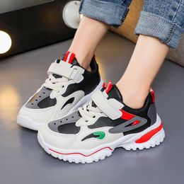 spring and winter children sports shoes boys warm casual cotton shoes girls breathable non-slip leather waterproof running shoes 210713