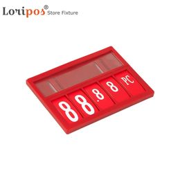 Supermarket Price Display Digital Chalk Board Pop Frame Clip Price Sign Board For Fresh Price Board Frames With Number Charts