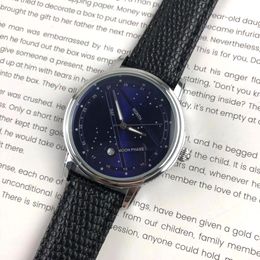 Womens Watches Mens Watches Leather Strap Quartz Watch Casual Lifestyle Axial Waterproof Moon Wristwatch Starsky Analogue Wristwatches Unique Design Dress Clock m