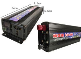 Pure sine wave inverter 12V 24V to 220V 2000W 3000W 400W 5000W DC to AC voltage converter 12 220 mini-car power supply