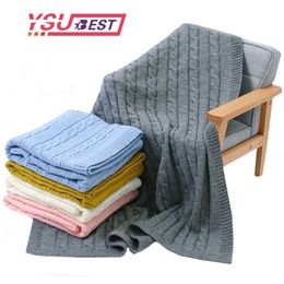 Baby Blanket Knitted Newborn Swaddle Wrap Super Soft Toddler Infant Bedding Quilt For Bed Sofa Basket Stroller Blankets 210309