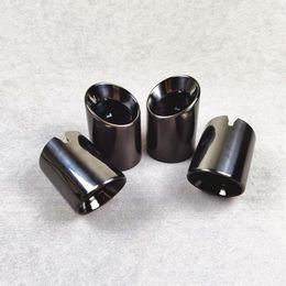 4 Pieces Car-Styling Single Exhaust Pipes For M2 M2C M3 M4 Titanium Black Stainless Steel Car Tail Tips