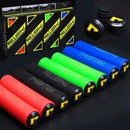 Bike Handlebars &Components 1 Pair Risk Silicone Cycling Bicycle Grips Mountain Road MTB Handlebar Cover Accessories Anti-slip Grip