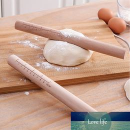 1Pc 250/290mm Solid Wood Rolling Pin Baking Cookies Biscuit Fondant Cake Dough Roller DIY Bakeware Rolling Pin Kitchen Tools