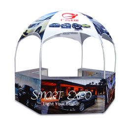 Promotion Counter Outdoor Exhibition Booth 3x3 Advertising Display Dome Tent for Event