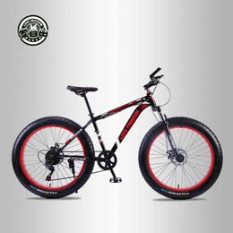 -Love Freedom21Speed ​​/ 24 velocità Mountain bike in alluminio in alluminio telaio 26 * 4.0 Fatbike Disc Freno a disco Snow Bicycle GRATUITA GRATUITA
