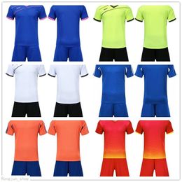 2021 Soccer jersey Sets smooth Royal Blue football sweat absorbing and breathable children's training suit 001 439233