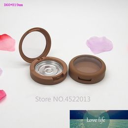 50pcs 44mm Professional Portable Eyeshadow Compact Case, Empty Plastic Cosmetic Blusher Container, Makeup Lipstick Package