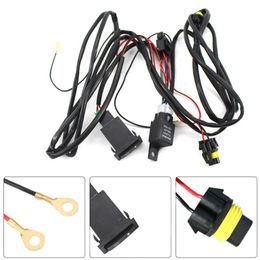 12v car relay UK - Other Lighting System 12V Car Universal LED Fog Light Wiring Harness Socket Wire Connector 40A Relay ON OFF Switch Kits Vehicle Work Lamp Ac