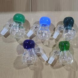 design 14mm ash catcher mix color 45 angle for bong water pipe Hookahs