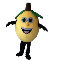 Halloween Cute Lemon Mascot Costume Cartoon Fruit Anime theme character Christmas Carnival Party Fancy Costumes Adults Size Birthday Outdoor Outfit