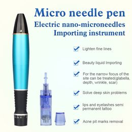 Microneedle dermapen chasing beauty by your own facial skin tightening electroporation dermapen nano micro needle pen
