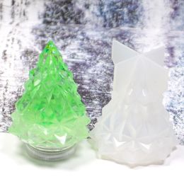 Christmas Tree Silicone Mould UV Epoxy Jewelry Tools Resin Molds DIY Crafts Handmade Xmax Decoration Home Decor Casting Moulds