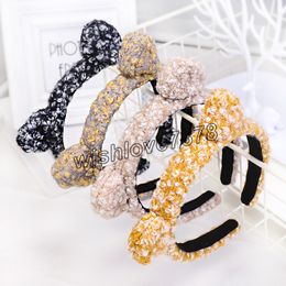 Fashion Winter Wool Hair Bands For Women Cute Ear Style Headband Ladies Washing Hairband Girls Hair Accessories Hair Clips