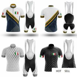 2020 Yeni Bisiklet Takımı Kısa Kollu Maillot Ciclismo erkek Bisiklet Jersey Yaz Nefes Bisiklet Giyim Setleri