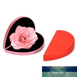 New Style Love Heart Shape Proposal Wedding Ring Display Holder Box Jewellery Storage Case Valentine's Day Products