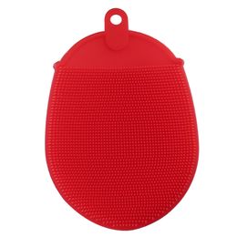Silicone Cleaning Dish Brushes Kitchen Cleaning Tools of Dishes and Vegetable Non Slip Cleaner Scrubber Oilproof