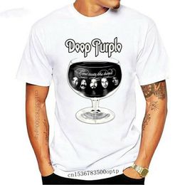 Мужские футболки Deep Purple приходят вкус полоса 1 белая футболка хлопок Все размеры S-3XL MARK IV мужская футболка одежда плюс размер топ
