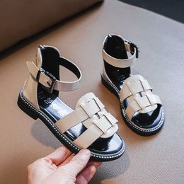 spring and summer children sandals girls fashion high roman shoes princess summer open-toed shoes sandals 210713