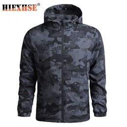 Windproof Jacket Men Thin Breathable Brand Camouflage Casual Sports Outdoor Coat Male Wind Hardshell Wind Tops 211126