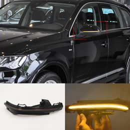 2Pcs LED Dynamic Turn Signal Blinker Sequential Side Mirror Light For Audi Q5 FY 2018 2019 2020 Q7 4M 2016 2017 2018 2019 2020