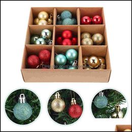 Event Festive Home & Garden Party Decoration 54Pcs Creative Christmas Balls Tree Ornaments Xmas Supplies Drop Delivery 2021 Futpu