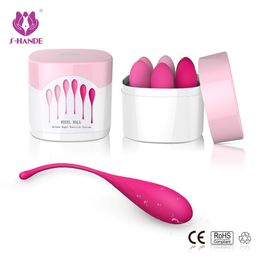 Sex Egg bullets Smart Kegel Bal Vaginal Holders Ben Wa Vibrator Training Exercise Games for Women Products 6 Stks/set 0928