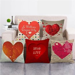 Cojines-referencia te quiero regalo de San Valentín almohada-funda decorativa-cojines 