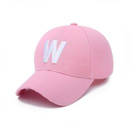 Epacket DHL ship Casual golf baseball cap spring and autumn embroidery W letter men and women sun hat DHMB009 Ball Caps