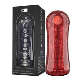 Nxy Men Masturbators 10 Vibration Modes Male Masturbator Electric Masturbating Cup Pocket Vibrating Sex Toys for 68ud 1214
