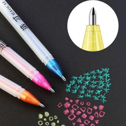 Highlighters Hao Cai Fine Tip Highlighter Colour Flash Pen Neutral Transparent 8 Painting School Stationery Supplies Marker