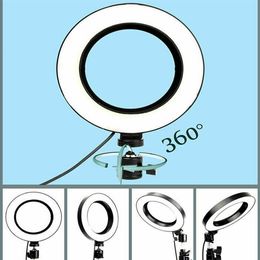 2021 10" LED Ring Light Photographic Selfie Ring Lighting with Stand For Smartphone Youtube Tiktok Makeup Video Studio Tripod Ring Light