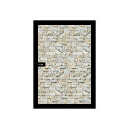 Wallpapers 3D Stone Brick Pattern Wallpaper Wall Erasable Hygienic Healthy Natural Home Decoration Design Color M² Panel Sticker
