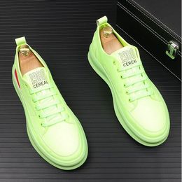 New Autuspin Men Leather Casual White Shoes Mens Summer Lace Up Lazy Shoe Fashion Breathable Comfortable Cowhide Flats Loafers