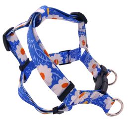 Bohemian purple chest strap ethnic pattern dog chest strap printed PET strap