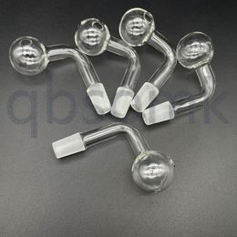 QBsomk Glass Bowl 14mm 18mm Clear Thick Pyrex hookahs Burner pipe Male Female Joint For Water Bong oil Rigs