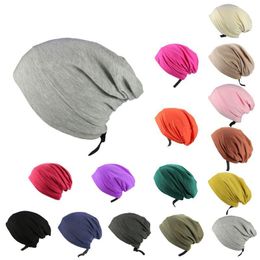 Beanie/Skull Caps Women Solid Colour Modal Muslim Hats Adjustable Elasticity Elastic Capless Cap Islamic Turban Headband Hat
