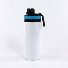 Sublimation Aluminum Blanks Water Bottles 600ML Heat Resistant Kettle Sports Cups Cover Cups With Handle Sea Shipping T500476