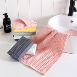 Towel High Grade Japanese Long Staple Cotton Waffle Pure Absorbent Fashion Honeycomb
