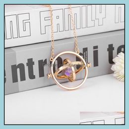 Pendant Necklaces & Pendants Jewelry S1753 Fashion Men Women Necklace Hourglass Vintage Sweater Drop Delivery 2021 Std