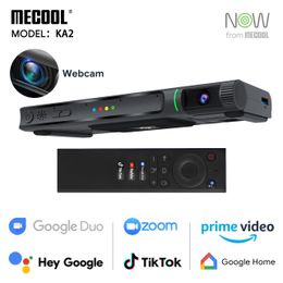 Mecool KA2 NOW Android TV Box With 1080P HD Camera S905X4 DDR4 16GB 64G 10.0 tvbox Smart Media Player For TikTok Video Calling Live Show