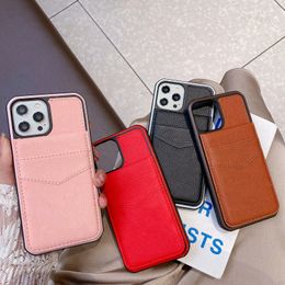 fashion luxury designer wallet for iphone case 2021 12 mini 11 pro max 7 8 plus X XS XR leather cover custom phone cases coque with card holders