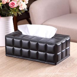 Tissue Boxes & Napkins Toilet Paper Home Office Storage Vintage Towel Box Retro Desk Boite A Mouchoirs Wipes Dispenser DL60ZH