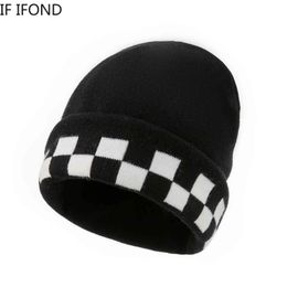 Winter Chunky Soft Knitted Beanie Hat For Men's Women's Skullies Brimless Cap Oudoor Sport Warm Ski Cap Y21111